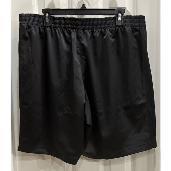REEBOK - NWT MEN's Sz XL Classic Basketball Satin & Mesh Black Athletic Shorts - Picture 3 of 14
